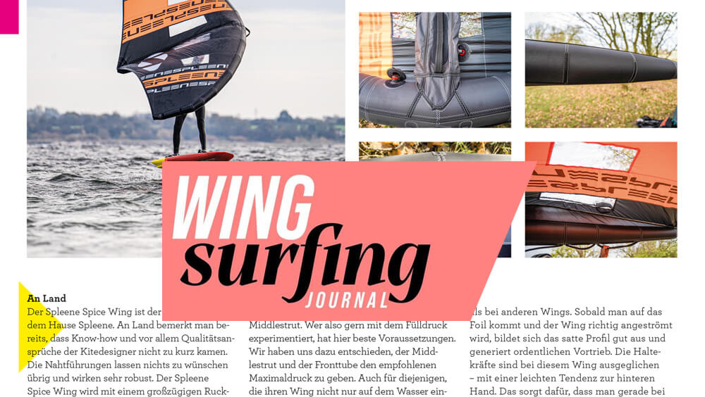 SPLEENE SPICE Wing - Teaser Wingsurfing Journal