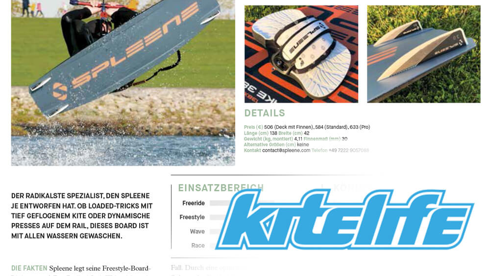 Kitelife Test RS WAKE - SPLEENE Kiteboarding