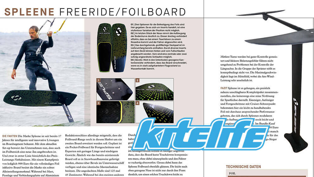 Kitelife Test FABFOIL - SPLEENE Kiteboarding